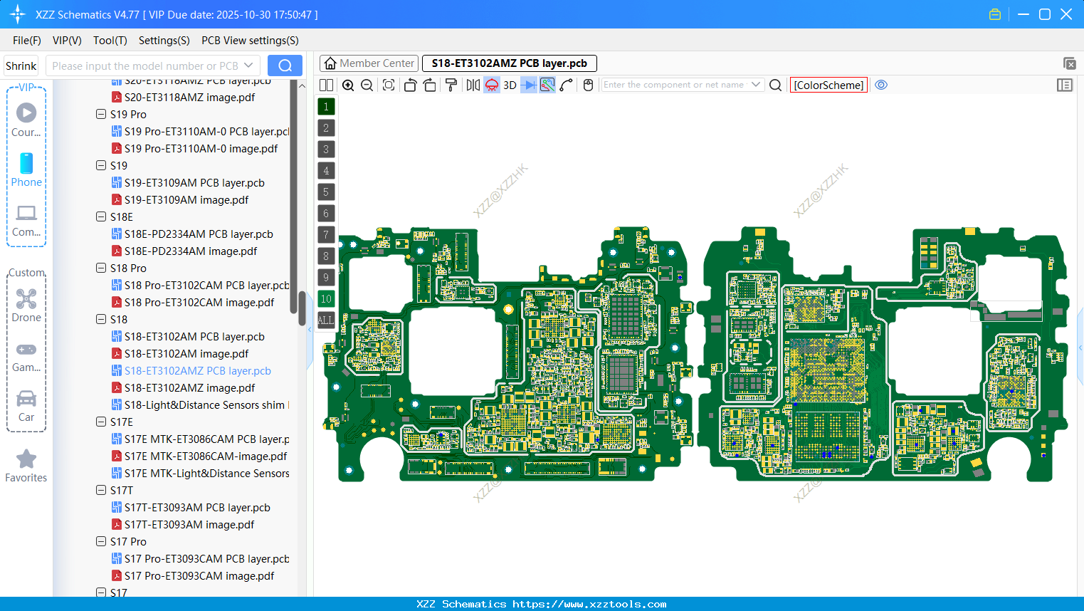 VIVO S18-ET3102AMZ PCB Layer